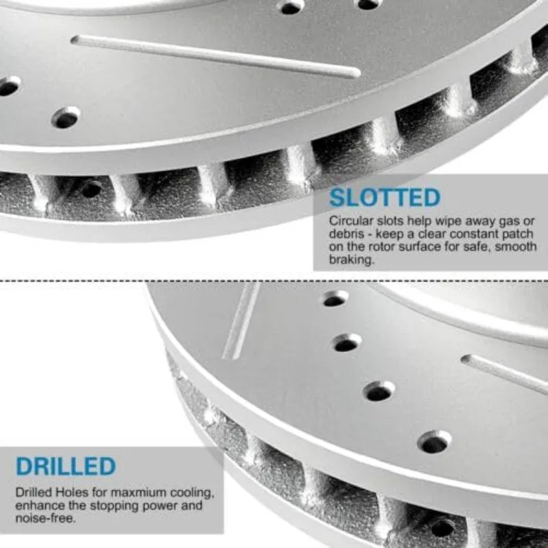 Front Disc Brake Pads and Rotors Kit for Chevy Silverado Suburban Trucks