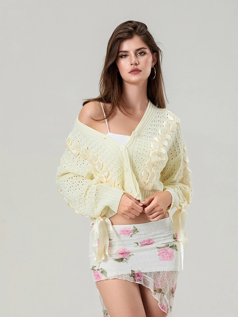 Ladies Cable Knit Sweater Coat with Belted Waist and Button Closure - Long Sleeve Fall Cardigan Jacket for Women