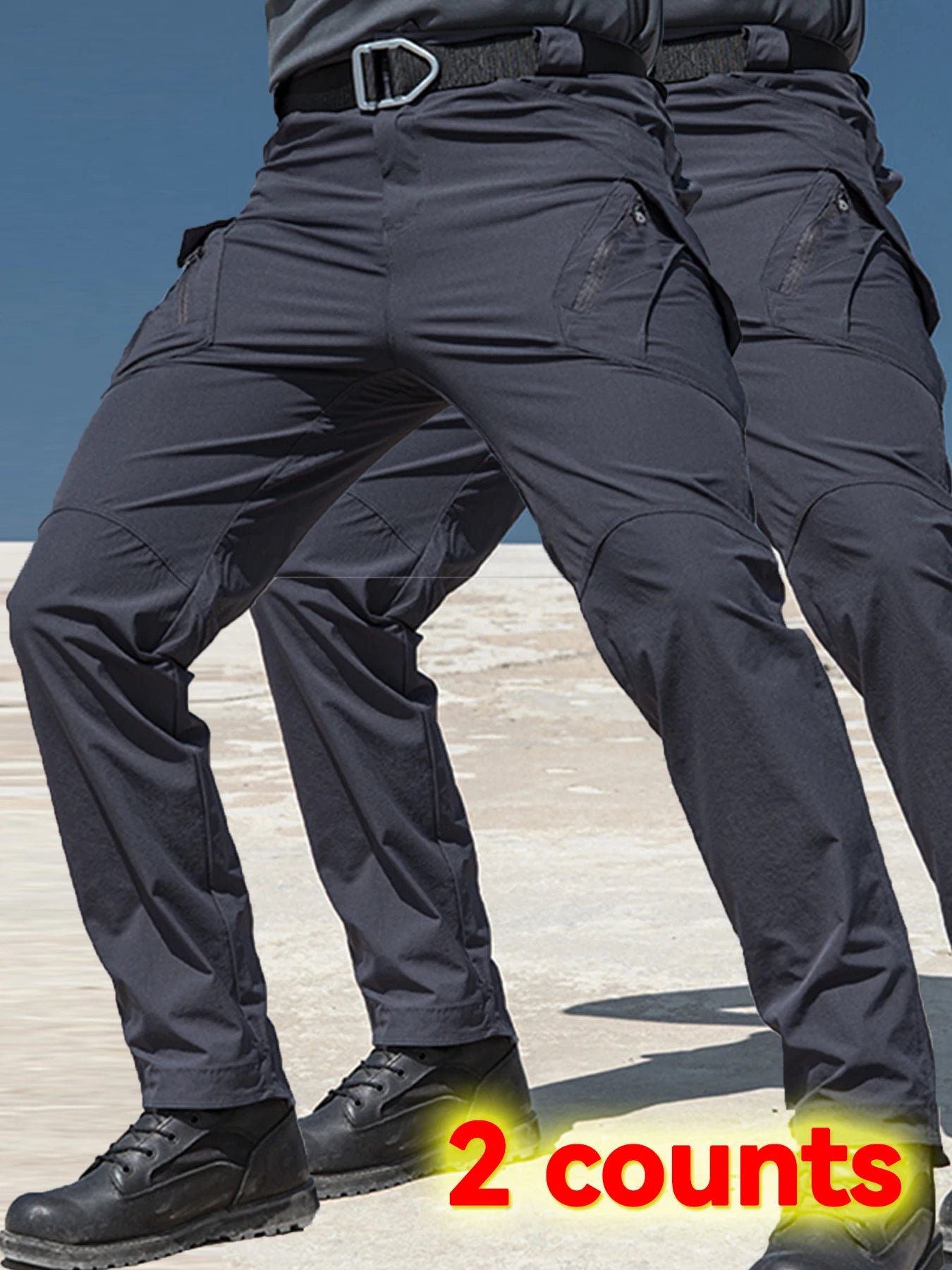 2PCS Tactical Cargo Pants Men Cotton Overalls Outdoor Work Trousers Big Size Hombre Clothing Camo Hiking Pants Multiple pockets