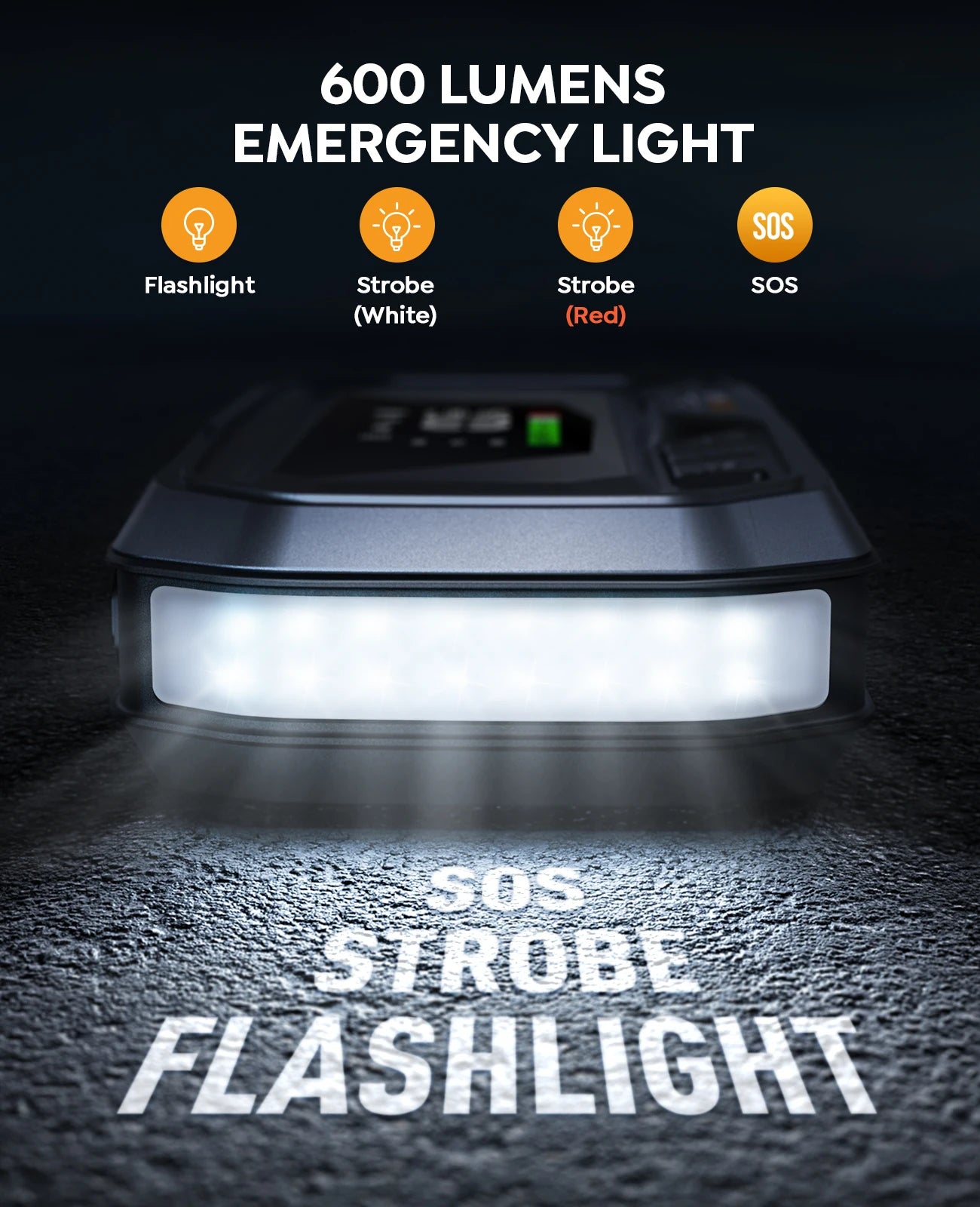 Yaber 4 In 1 6000A Jump Starter Power Bank With Air Compressor And Charger