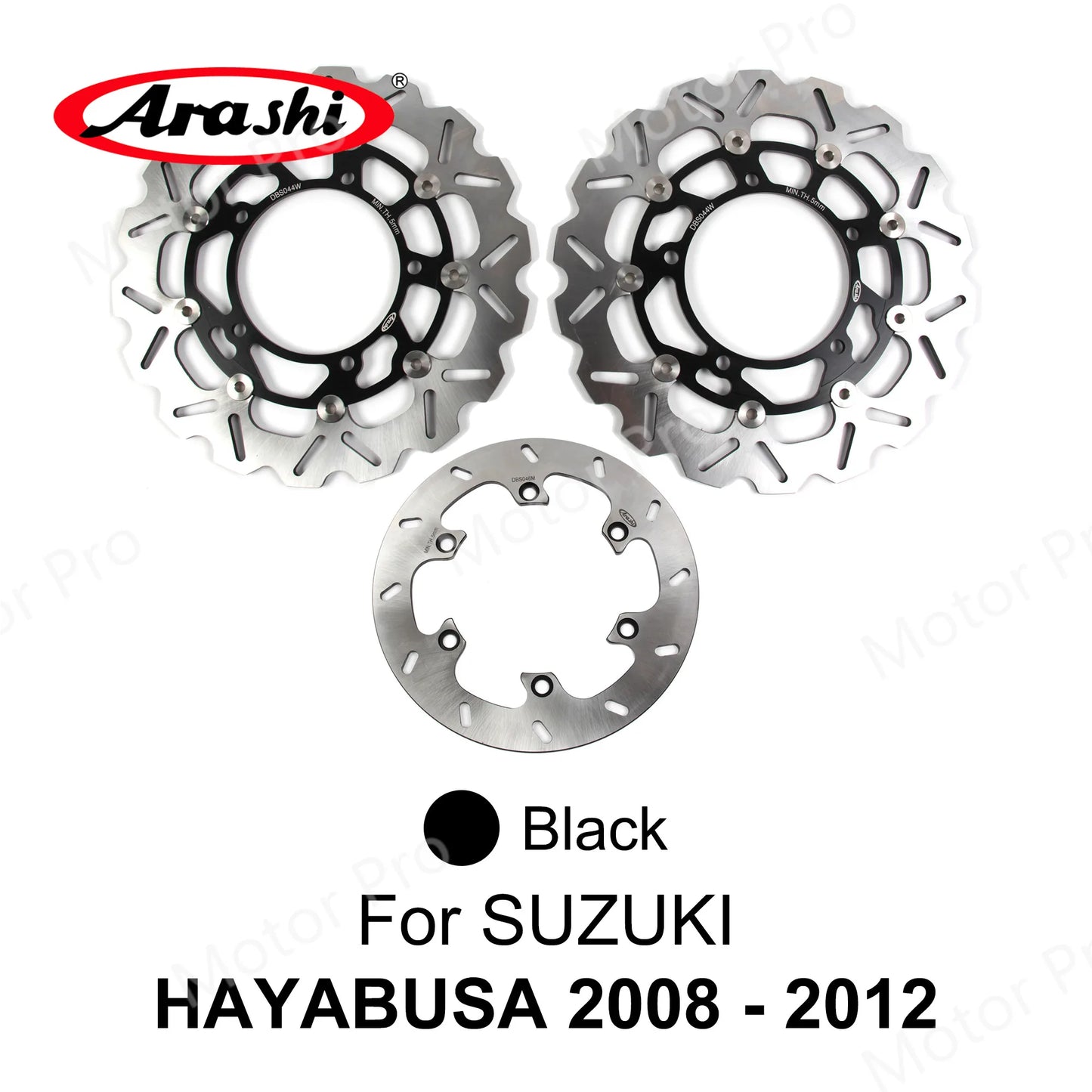 Arashi CNC Front Rear Brake Disc Rotors for Suzuki Hayabusa GSXR 1300 1999 2019