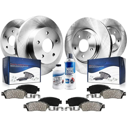 Brake Kit for 2014 2015 Mazda 6 with Disc Rotors and Ceramic Brake Pads