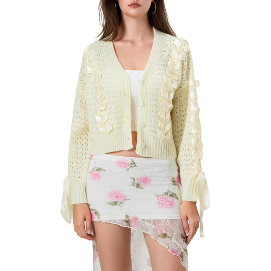 Ladies Cable Knit Sweater Coat with Belted Waist and Button Closure - Long Sleeve Fall Cardigan Jacket for Women