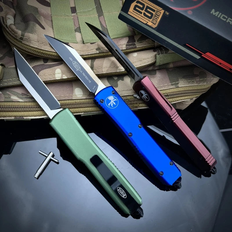 UTX70 Daily Carry EDC Folding Knife D2 Steel Blade T6 Aluminum Handle
