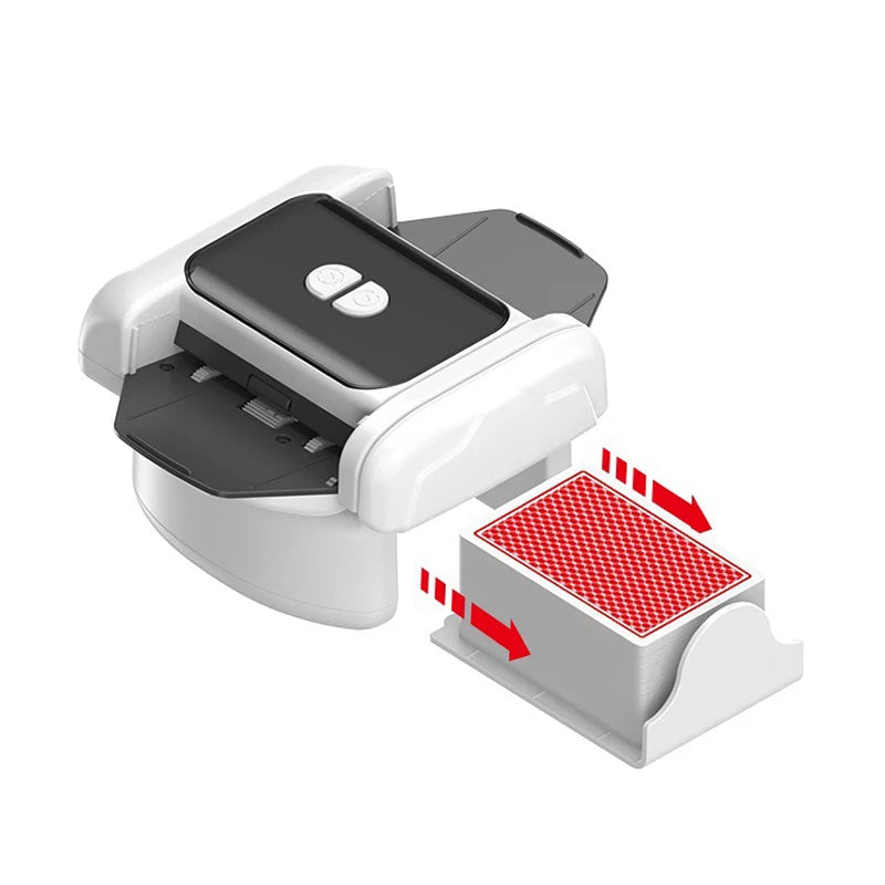 Automatic Card Shuffler 2 Decks Playing Cards Shuffleing Machine Type-C Rechargeable Low Noise Electric Shuffler Poker Device