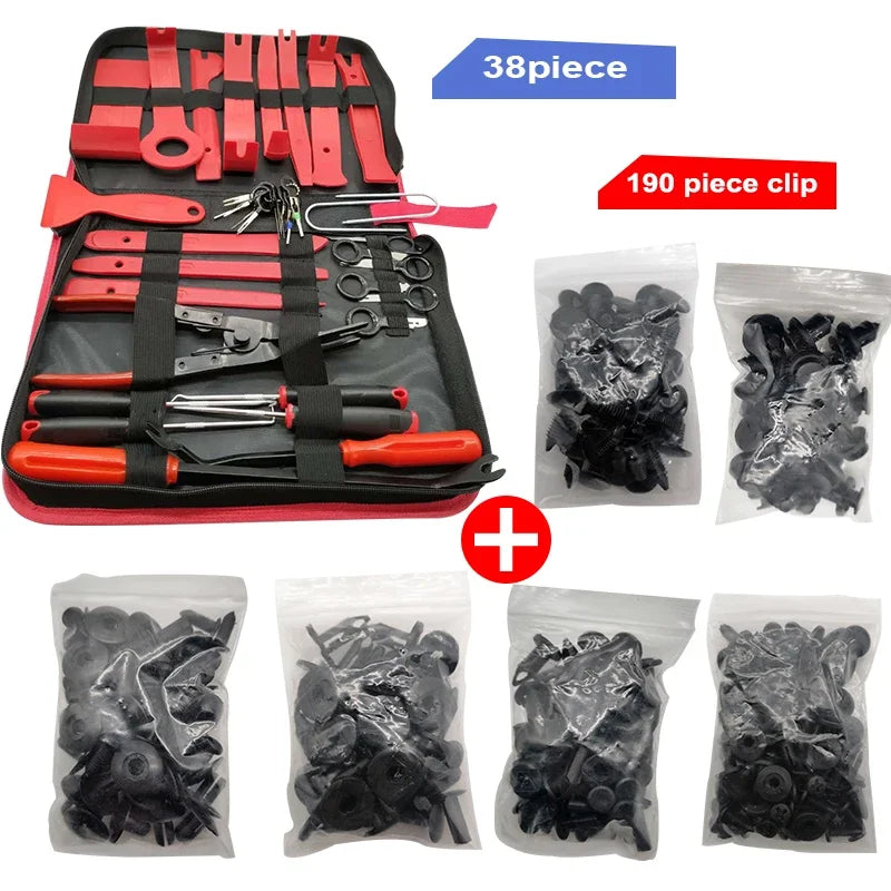38PCS Car Interior Disassembly Tool Kit for Trim Removal and Panel Repair