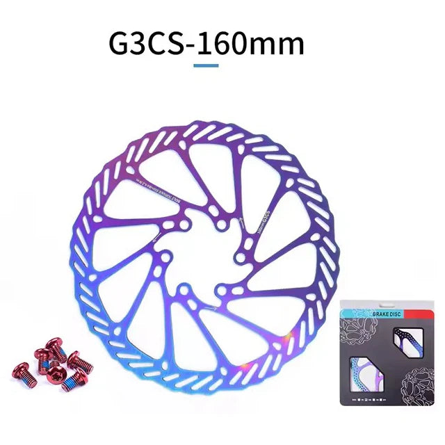 1pc MTB Bike Disc Brake Rotor G3/HS1 160mm 180mm 203mm Rainbow Hydraulic Brake Rotor CSG3 Mountain Bike Rotors Road Mtb Rotors