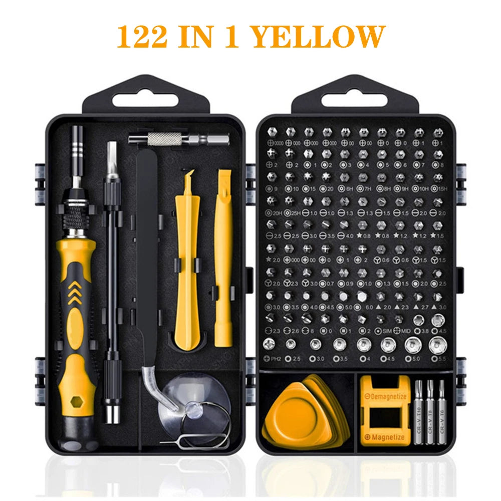 Magnetic Screwdriver Set with Torx and Phillips Bits for Phone and PC Repair