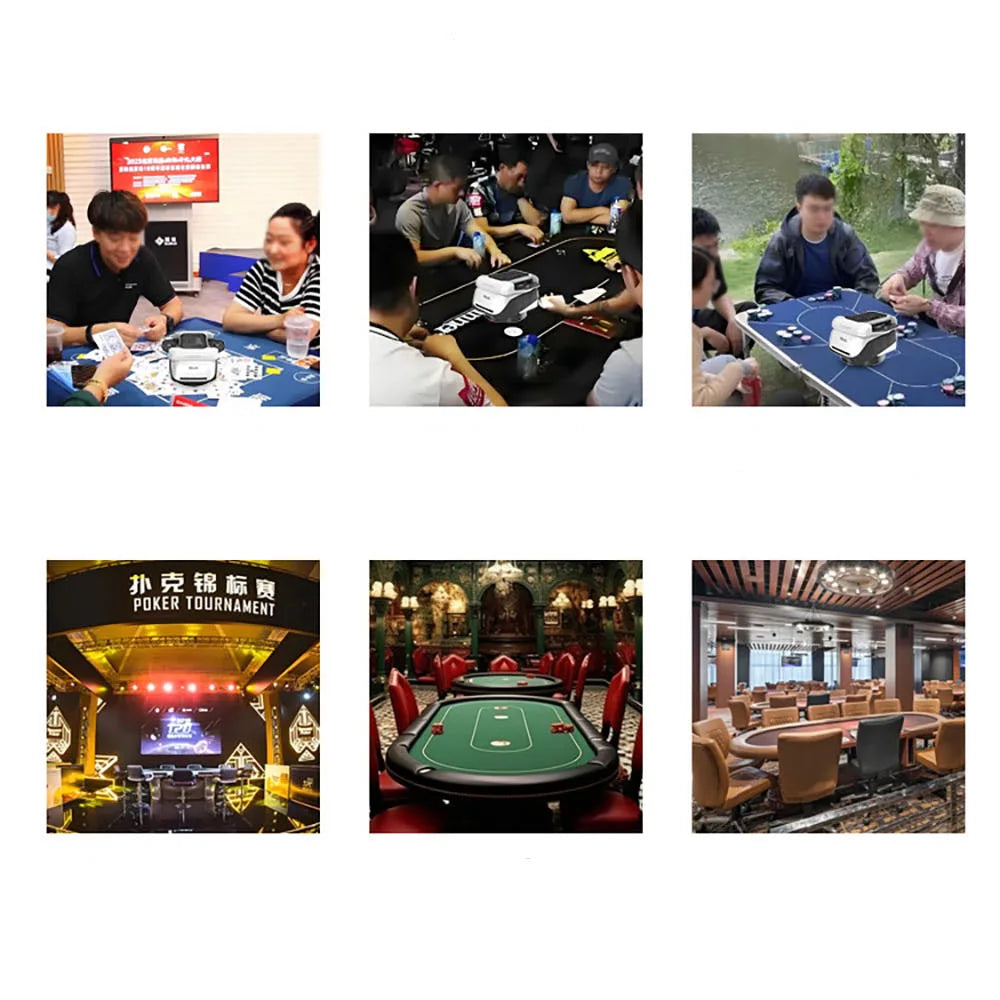 Rechargeable Automatic Card Shuffling Machine Electric Poker Card Shuffler tool device for Card Games Home Party