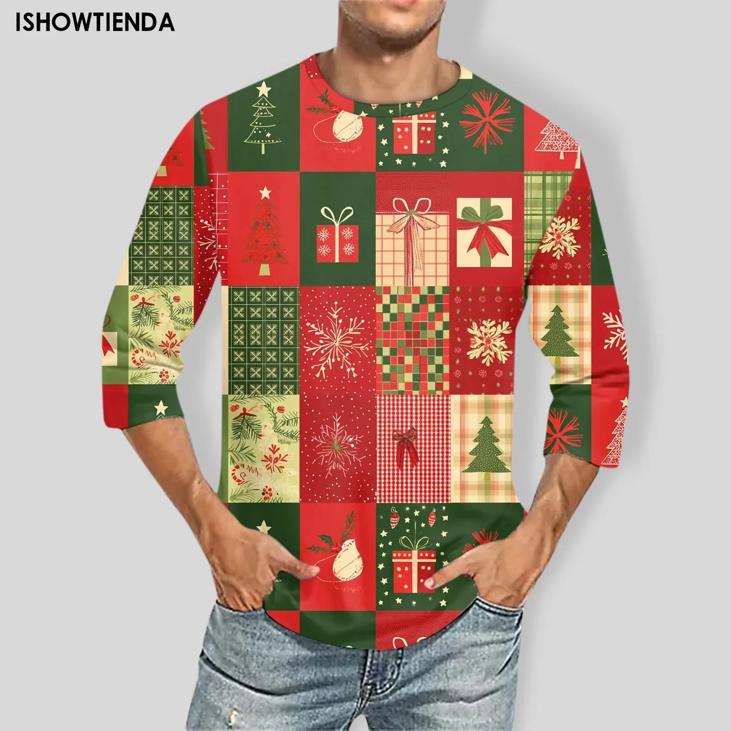 New Fashion Christmas T-shirts Men And Women Short-sleeved T-shirts Casual Santa Claus 3d Printed T-shirts Cartoon Men Clothing