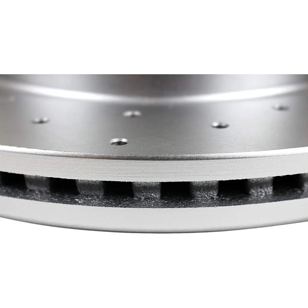 Front and Rear Brake Rotors with Ceramic Brake Pads for Dodge Ram 1500