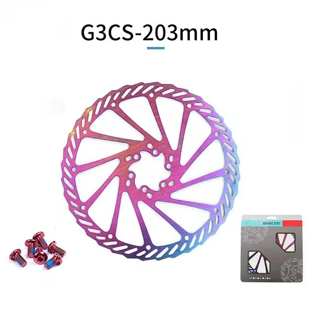 1pc MTB Bike Disc Brake Rotor G3/HS1 160mm 180mm 203mm Rainbow Hydraulic Brake Rotor CSG3 Mountain Bike Rotors Road Mtb Rotors