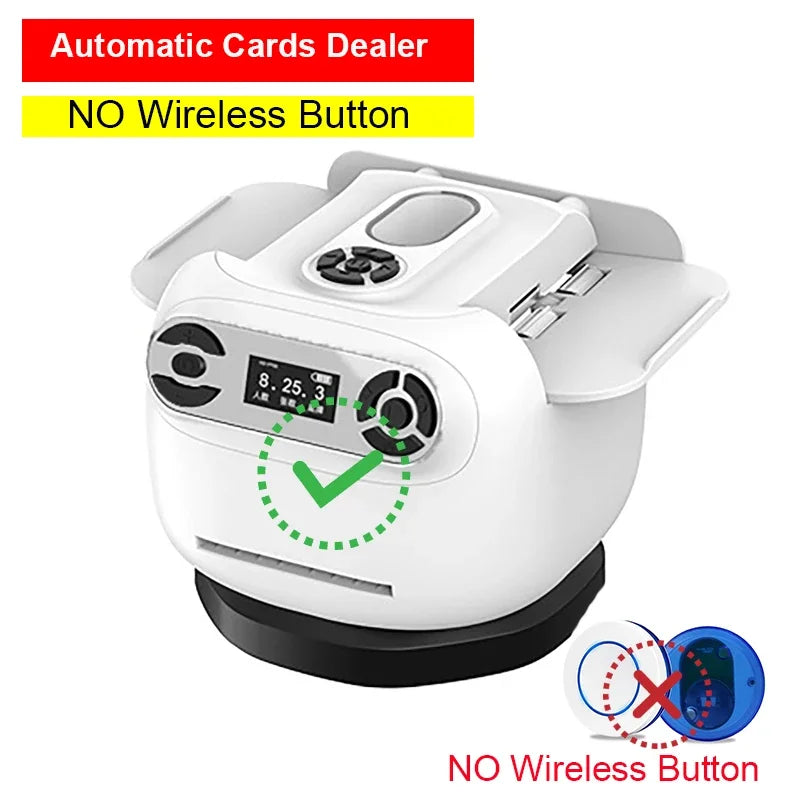 Party Poker device 2 In 1 Playing Cards Shuffling Dealing Tool 360° Rotating Automatic Card shuffle Dealer Dispenser Machine