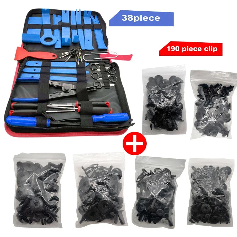 38PCS Car Interior Disassembly Tool Kit for Trim Removal and Panel Repair