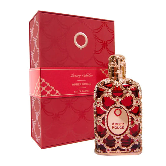 Orientica Amber Rouge 80ml Eau de Parfum Spray | Luxurious Unisex Fragrance with Amber and Seaweed