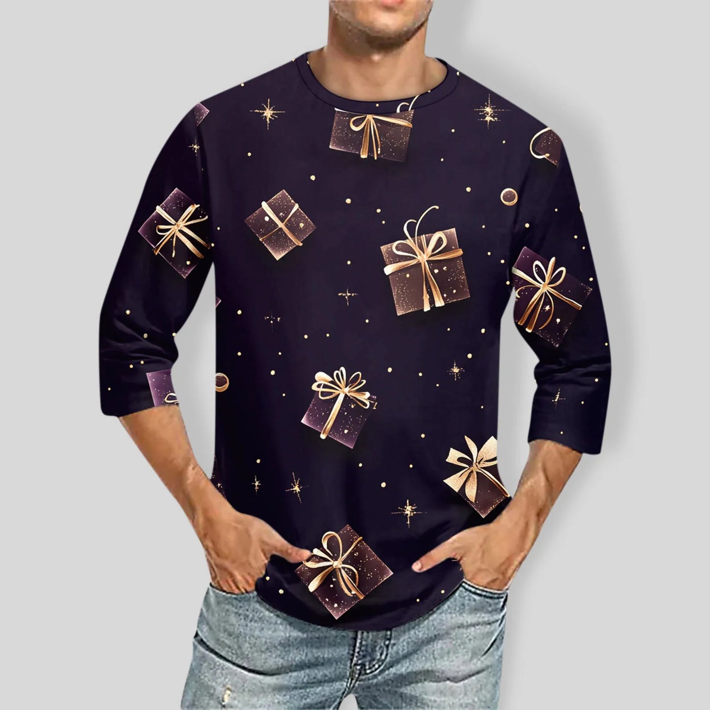 New Fashion Christmas T-shirts Men And Women Short-sleeved T-shirts Casual Santa Claus 3d Printed T-shirts Cartoon Men Clothing