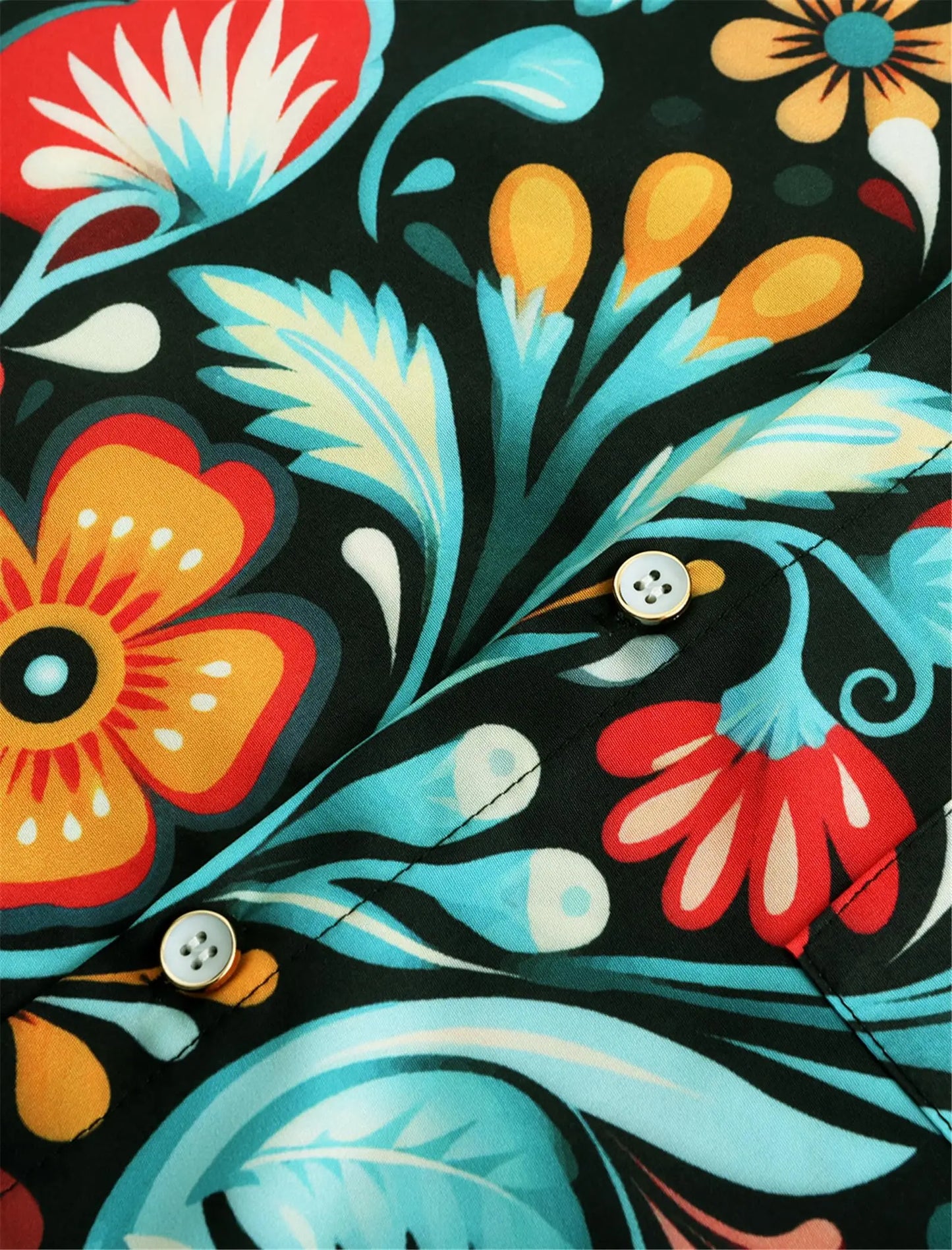 KYKU Mexico Shirt for Men Funny Beach Shirts Hawaiian Button Down Short Sleeve