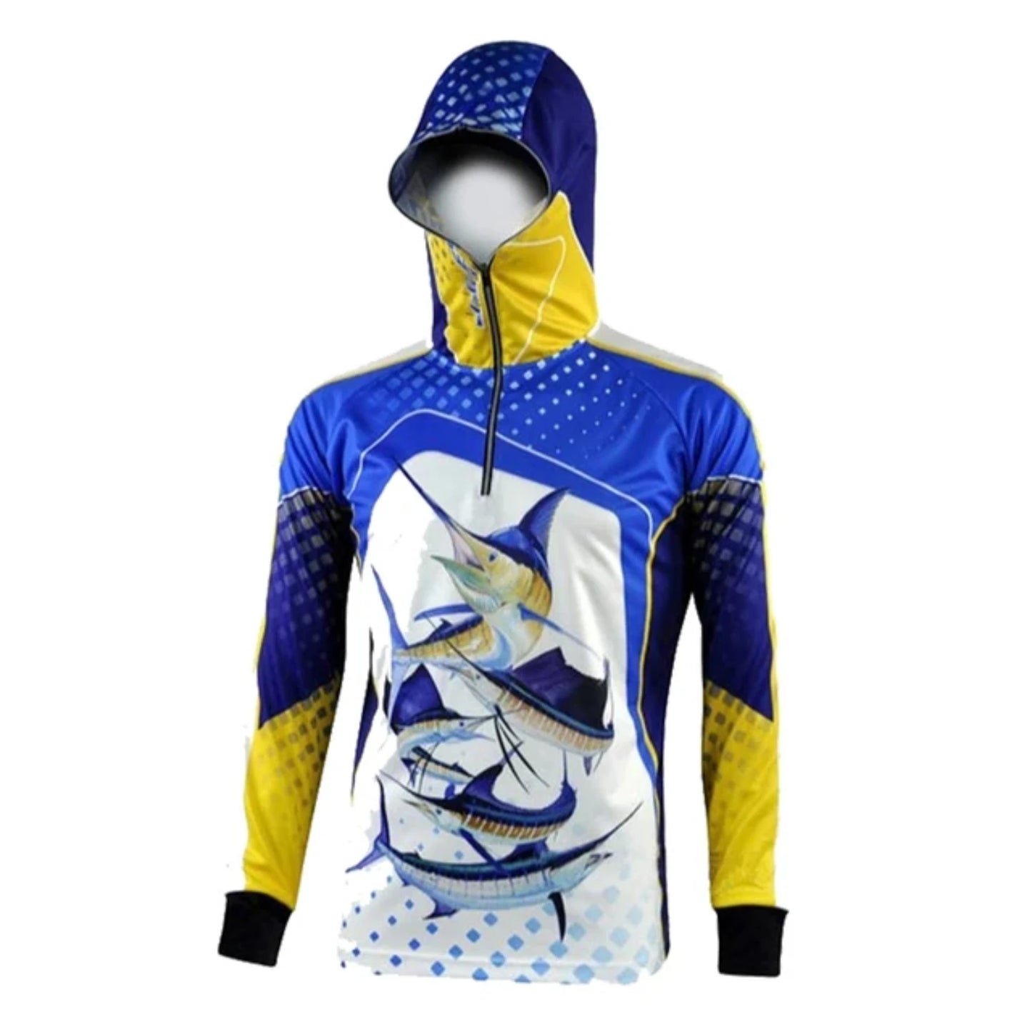 2023 Men's Quick Dry Long Sleeve Fishing Shirt with UV Protection and Breathability