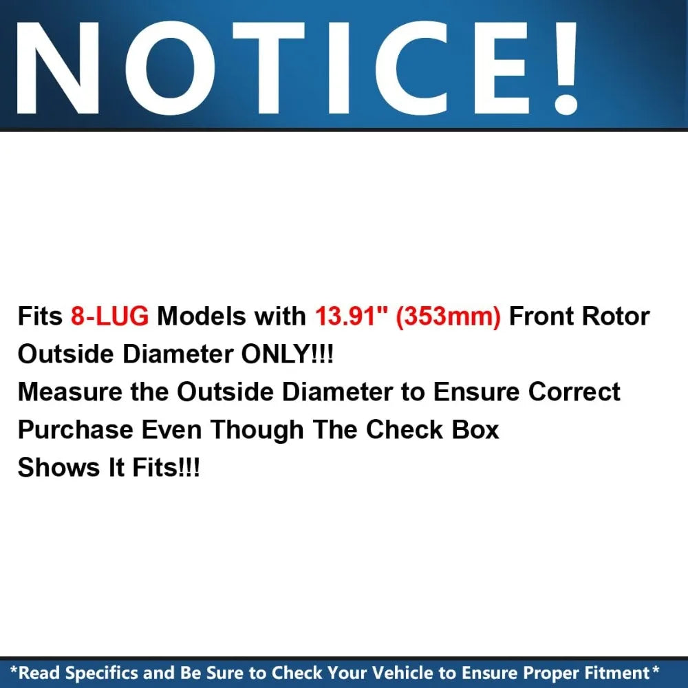 Detroit Axle Brake Kit for 03-08 Dodge Ram 2500 3500 Drilled Slotted Rotors