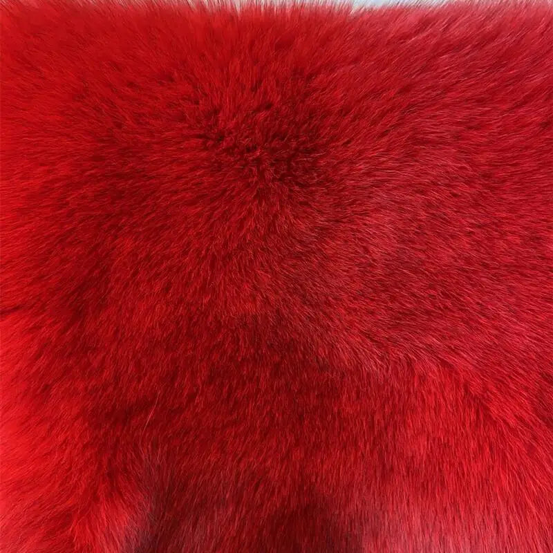 kejinyuan real fox fur raccoon fur vest Women's Natural winter warm sleeveless