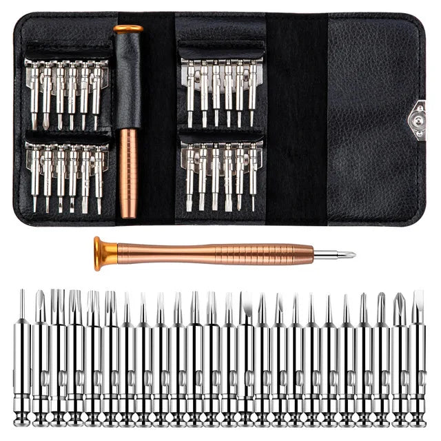 Magnetic Screwdriver Set with Torx and Phillips Bits for Phone and PC Repair