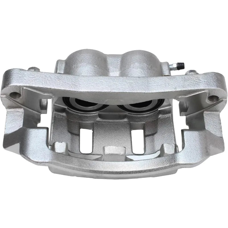 Detroit Axle - 4WD Front Brake  Slotted Disc Brake Rotors Brake Calipers Replacement Ceramic Brakes Pads