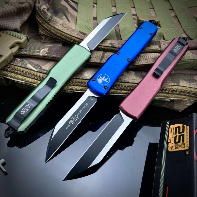 UTX70 Daily Carry EDC Folding Knife D2 Steel Blade T6 Aluminum Handle