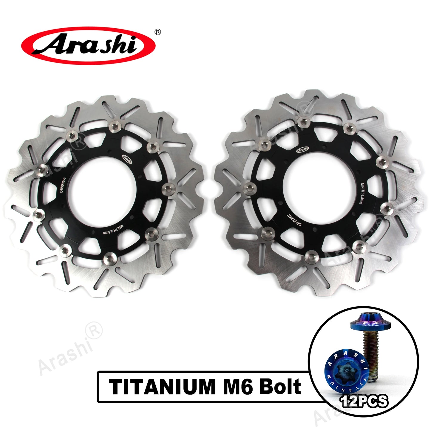 Arashi Front Brake Discs Rotors for BMW F700GS F800GS Adventure 2013 to 2018